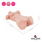 Soulmate Dolls - Emersyn Head With Sex Doll Torso - White