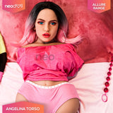Allure Sex Doll Torso - Angelina Head & Torso - Tan
