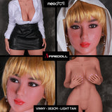 Fire Doll - Vinny - Realistic Sex Doll - 163cm - Light Tan