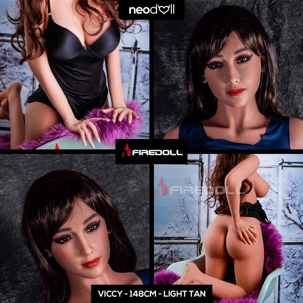 Fire Doll - Viccy - Realistic Sex Doll - 148cm - Light Tan