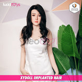XYDoll - Xia - Silicone TPE Hybrid Sex Doll - 168cm - Implanted Black Hair  - Natural