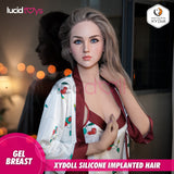 XYDoll - Misa - Silicone TPE Hybrid Sex Doll - 170cm - Implanted Black Hair & Gel Breast - Natural