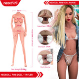Fire Doll - Tayler - Realistic Sex Doll - 168cm - Light Tan