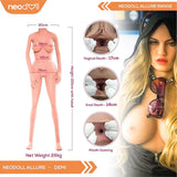 Neodoll Allure Demi - Realistic Sex Doll - 150cm - Tan